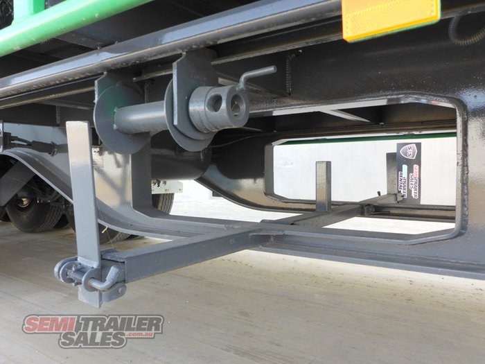 2008 Vawdrey 14 Pallet Dropdeck Curtainsider A Trailer with Mezz