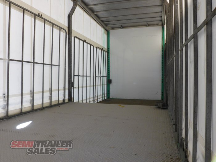 2008 Vawdrey 14 Pallet Dropdeck Curtainsider A Trailer with Mezz