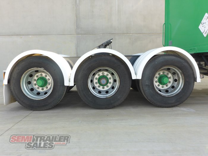 2008 Vawdrey 14 Pallet Dropdeck Curtainsider A Trailer with Mezz