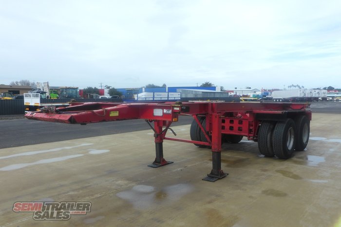 1987 Fruehauf 20FT Skel Trailer
