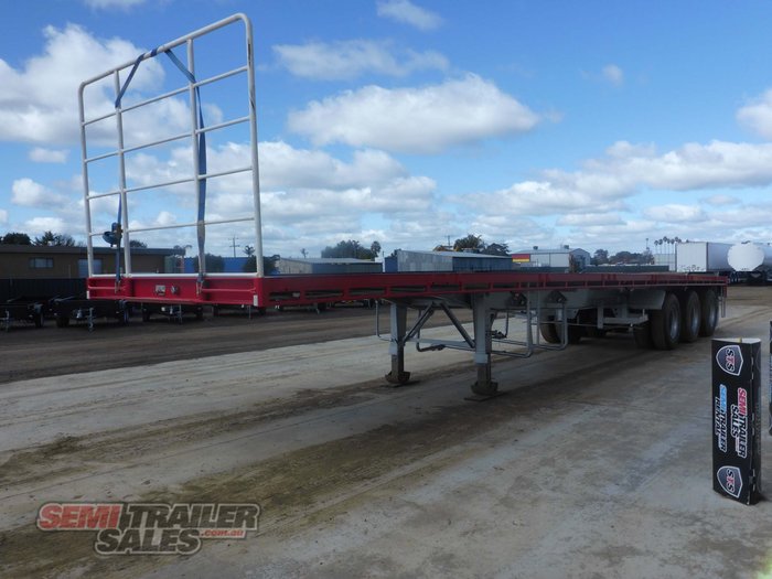 2002 Krueger 22 Pallet Flat Top Road Train Lead