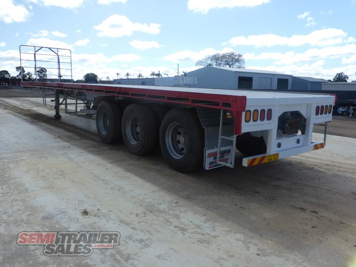 2002 Krueger 22 Pallet Flat Top Road Train Lead