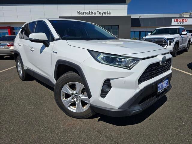 2019 Toyota Rav4 Hybrid RAV4 2WD Hybrid CVT GX + Navi (SS) Glacier White