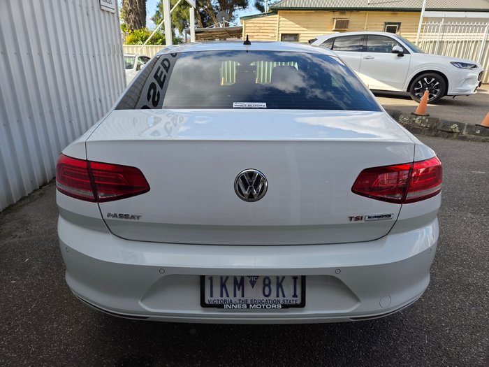 2016 Volkswagen Passat 132TSI Comfortline B8 MY17 WHITE