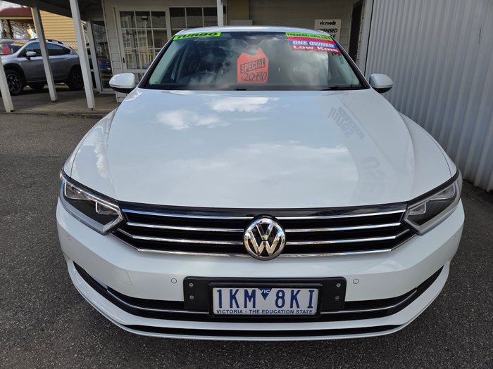 2016 Volkswagen Passat 132TSI Comfortline B8 MY17 WHITE