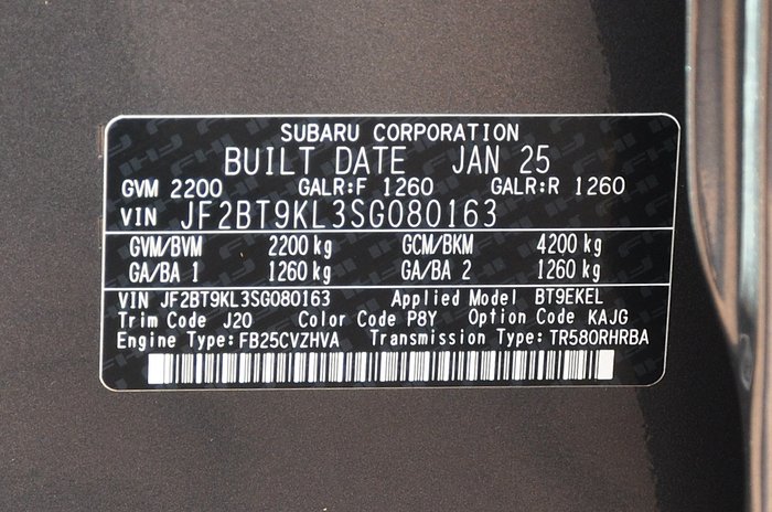 2025 Subaru OUTBACK MY25 Touring AWD Wagon