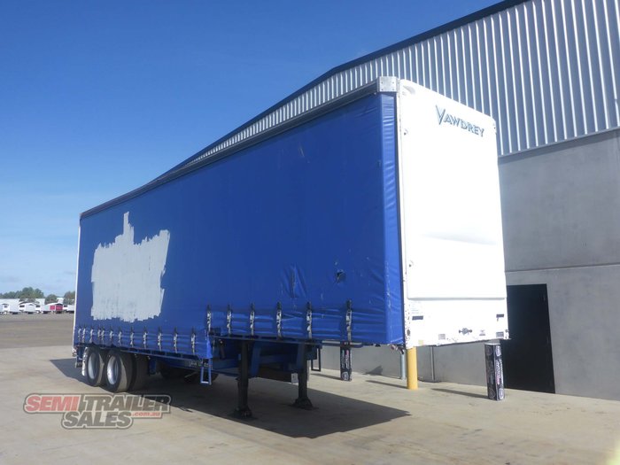 2012 Vawdrey 16 Pallet Bogie Dropdeck Curtainsider