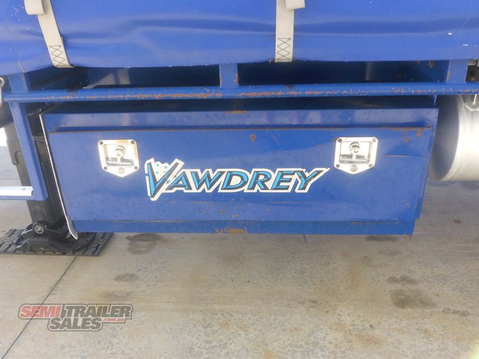 2012 Vawdrey 16 Pallet Bogie Dropdeck Curtainsider