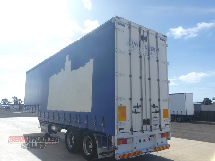 2012 Vawdrey 16 Pallet Bogie Dropdeck Curtainsider