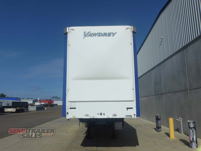 2012 Vawdrey 16 Pallet Bogie Dropdeck Curtainsider