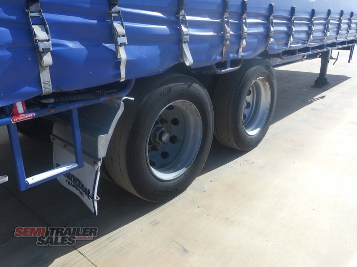 2012 Vawdrey 16 Pallet Bogie Dropdeck Curtainsider