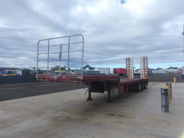 2009 Krueger 45FT Dropdeck with Ramps Road Train Lead 