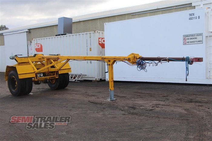 1981 Custom Pole Jinker Semi Trailer