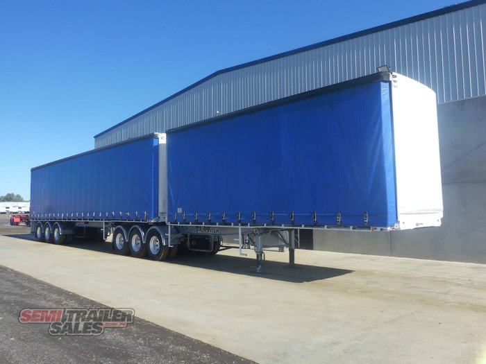 1999 Freighter Curtainsider B Double Set