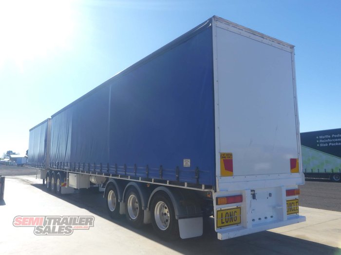 1999 Freighter Curtainsider B Double Set