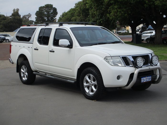 2013 Nissan Navara ST D40 Series 6 White
