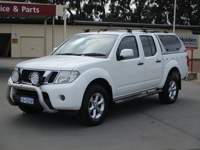 2013 Nissan Navara ST D40 Series 6 White