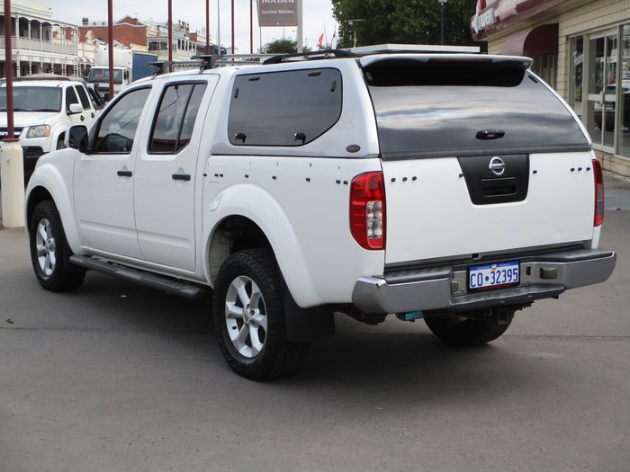 2013 Nissan Navara ST D40 Series 6 White