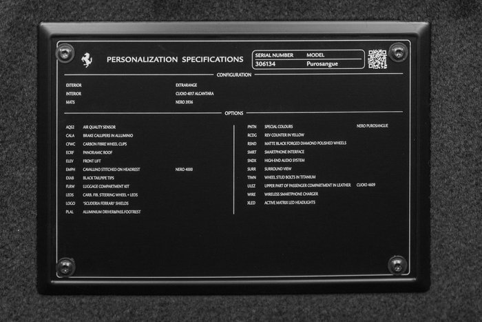 2024 Ferrari Purosangue F175 4X4 On Demand BLACK
