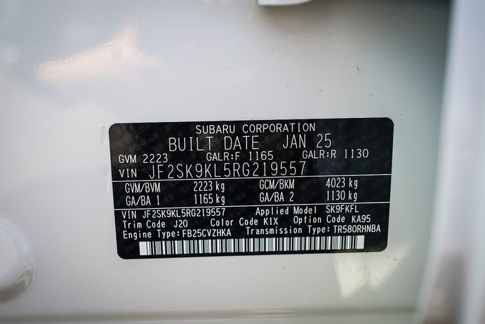 2025 Subaru FORESTER