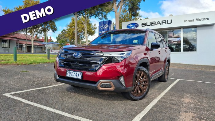 2025 Subaru Forester Hybrid Sport S6 MY26 CRIMSON RED