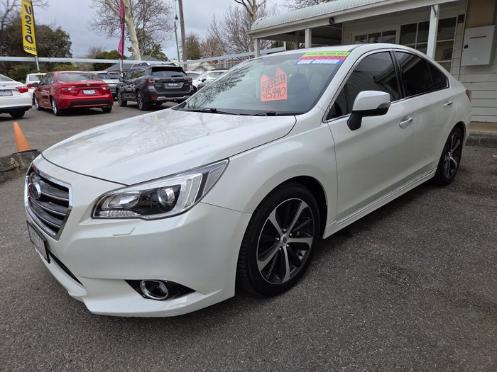 2016 SUBARU LIBERTY 3.6R WHITE