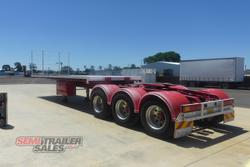 2007 Vawdrey 12 Pallet Flat Top A Trailer