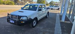 2013 Toyota Hilux Workmate KUN16R MY14 White