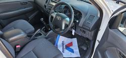 2013 Toyota Hilux Workmate KUN16R MY14 White
