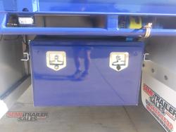 2016 Krueger 22 Pallet Double Dropdeck Road Train Lead