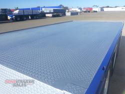 2016 Krueger 22 Pallet Double Dropdeck Road Train Lead