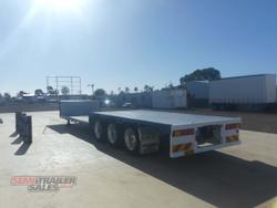 2016 Krueger 22 Pallet Double Dropdeck Road Train Lead