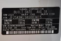 2018 SUBARU FORESTER 2.5i-L (AWD)