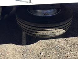 2019 TAG A LONG 7,5 Metre 25Ft Allextras Tool Box Water Bottle Spare Bhp Steel WHITE