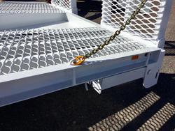 2019 TAG A LONG 7,5 Metre 25Ft Allextras Tool Box Water Bottle Spare Bhp Steel WHITE