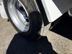 2019 TAG A LONG 7,5 Metre 25Ft Allextras Tool Box Water Bottle Spare Bhp Steel WHITE