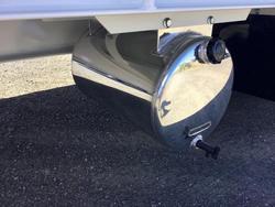 2019 TAG A LONG 7,5 Metre 25Ft Allextras Tool Box Water Bottle Spare Bhp Steel WHITE