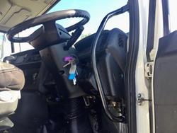 2013 Hino 2844 6X4 Trout River Live Bottom Body Ex Govt Low Klm Chip Spreader All Extras Fract New 2844 6X4 RIGIDS WHITE