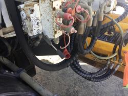 2013 Hino 2844 6X4 Trout River Live Bottom Body Ex Govt Low Klm Chip Spreader All Extras Fract New 2844 6X4 RIGIDS WHITE