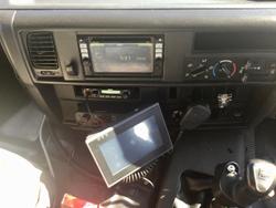 2013 Hino 2844 6X4 Trout River Live Bottom Body Ex Govt Low Klm Chip Spreader All Extras Fract New 2844 6X4 RIGIDS WHITE