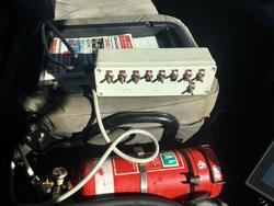 2013 Hino 2844 6X4 Trout River Live Bottom Body Ex Govt Low Klm Chip Spreader All Extras Fract New 2844 6X4 RIGIDS WHITE