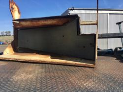 2013 Hino 2844 6X4 Trout River Live Bottom Body Ex Govt Low Klm Chip Spreader All Extras Fract New 2844 6X4 RIGIDS WHITE