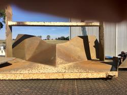 2013 Hino 2844 6X4 Trout River Live Bottom Body Ex Govt Low Klm Chip Spreader All Extras Fract New 2844 6X4 RIGIDS WHITE