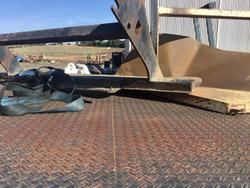 2013 Hino 2844 6X4 Trout River Live Bottom Body Ex Govt Low Klm Chip Spreader All Extras Fract New 2844 6X4 RIGIDS WHITE