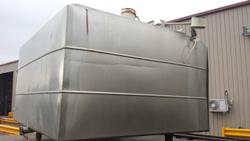 Stainless Steel Vats with Agitators One large one small