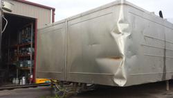 Stainless Steel Vats with Agitators One large one small