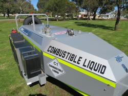 2024 ORH Diesel Bunded Fuel Trailer White