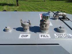 2024 ORH Diesel Bunded Fuel Trailer White