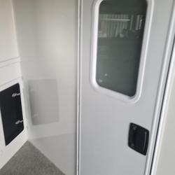 2024 McNeill 3 Horse Enclosed Gooseneck White