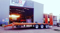 2026 FWR Tri Axle Tag Trailer